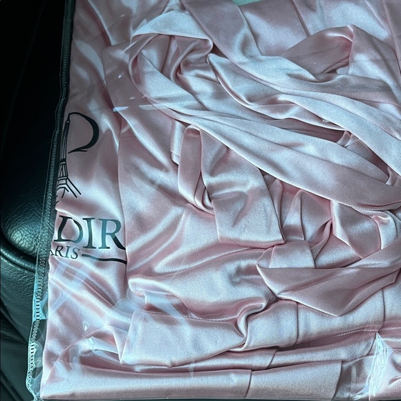 Pink Women's Satin Robe - Picture 4 of 6